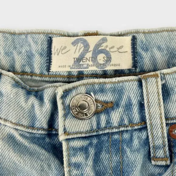 Free People x We The Free Frank Dad Jean in Sunday Blue Size 26 - Picture 6 of 8